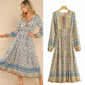 Floral lace-up dresses Lustraward