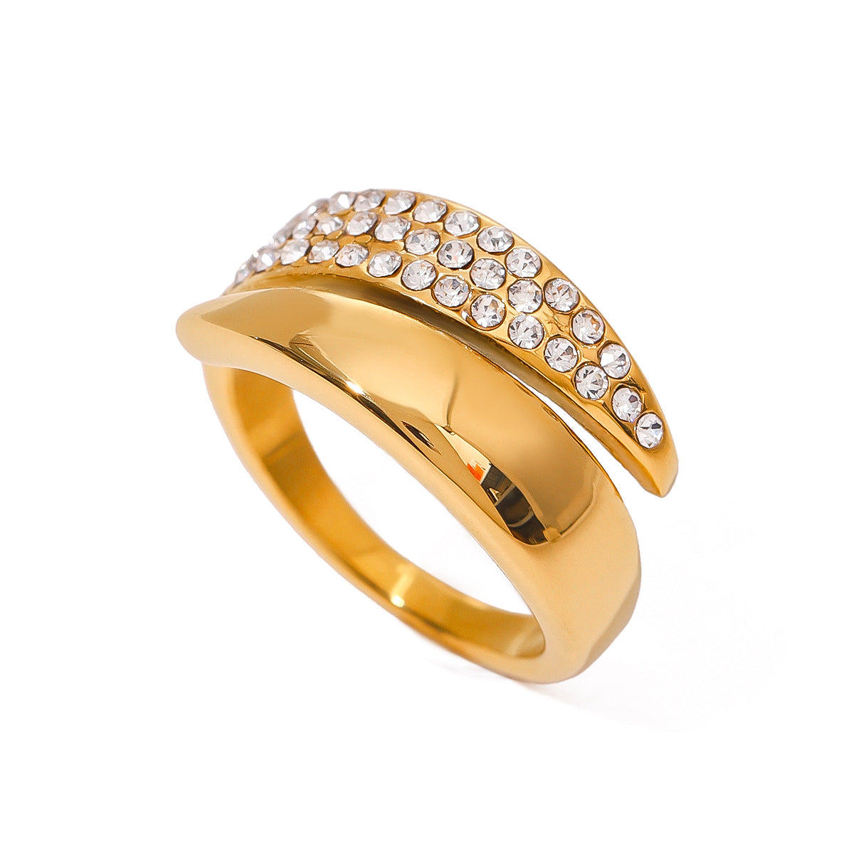 European And American-style Jewelry Electroplated To Prevent Fading Rings Lustraward