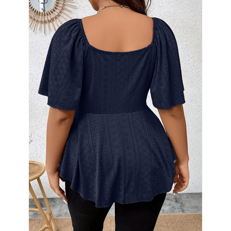 V-Neck Drawstring T-Shirt