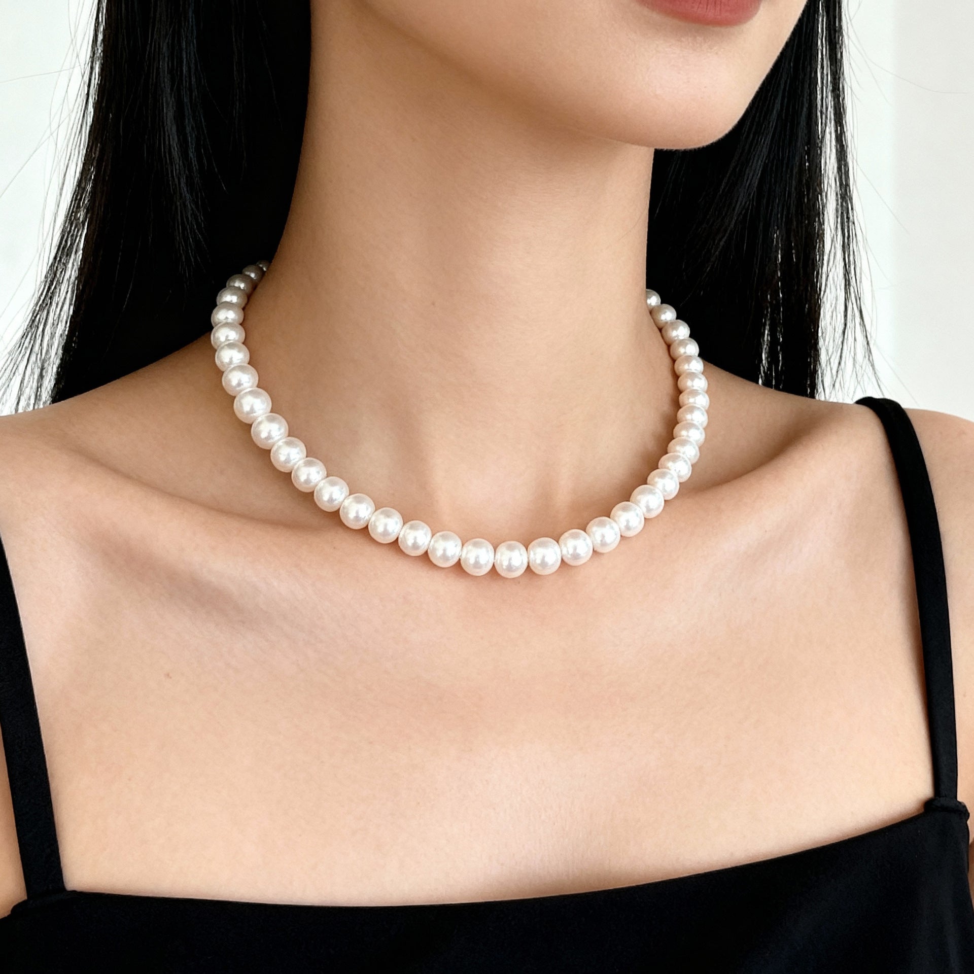 Natural Freshwater Baroque Shaped Pearl Necklace Lustraward