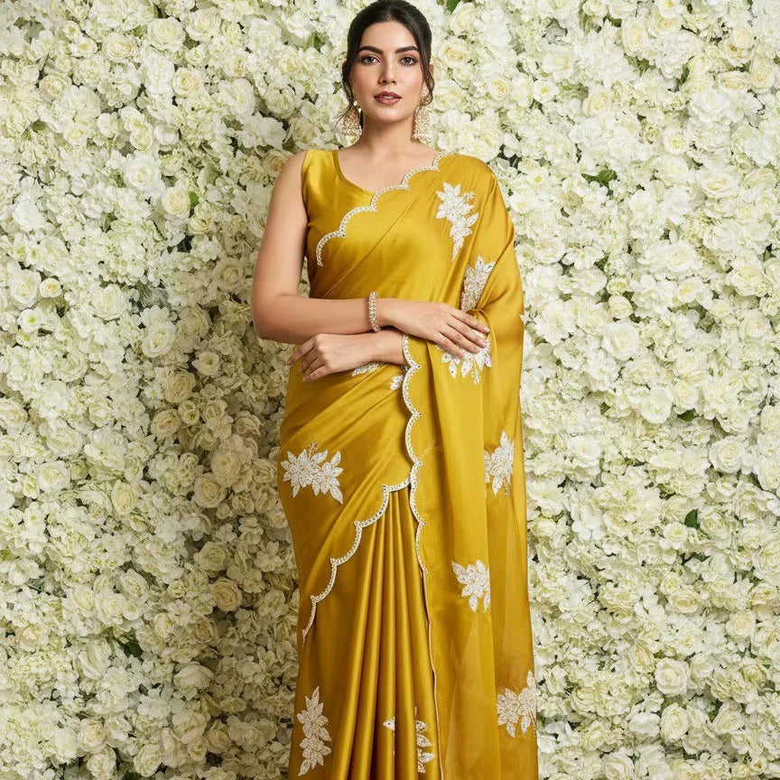 Rangoli Silk Embroidered Saree Lustraward