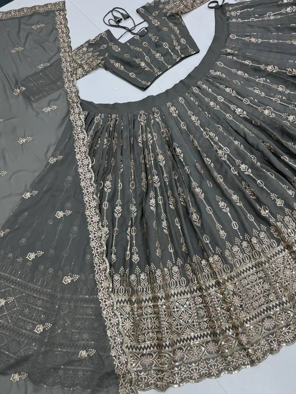 Star Georgette Lehenga Choli Set Lustraward