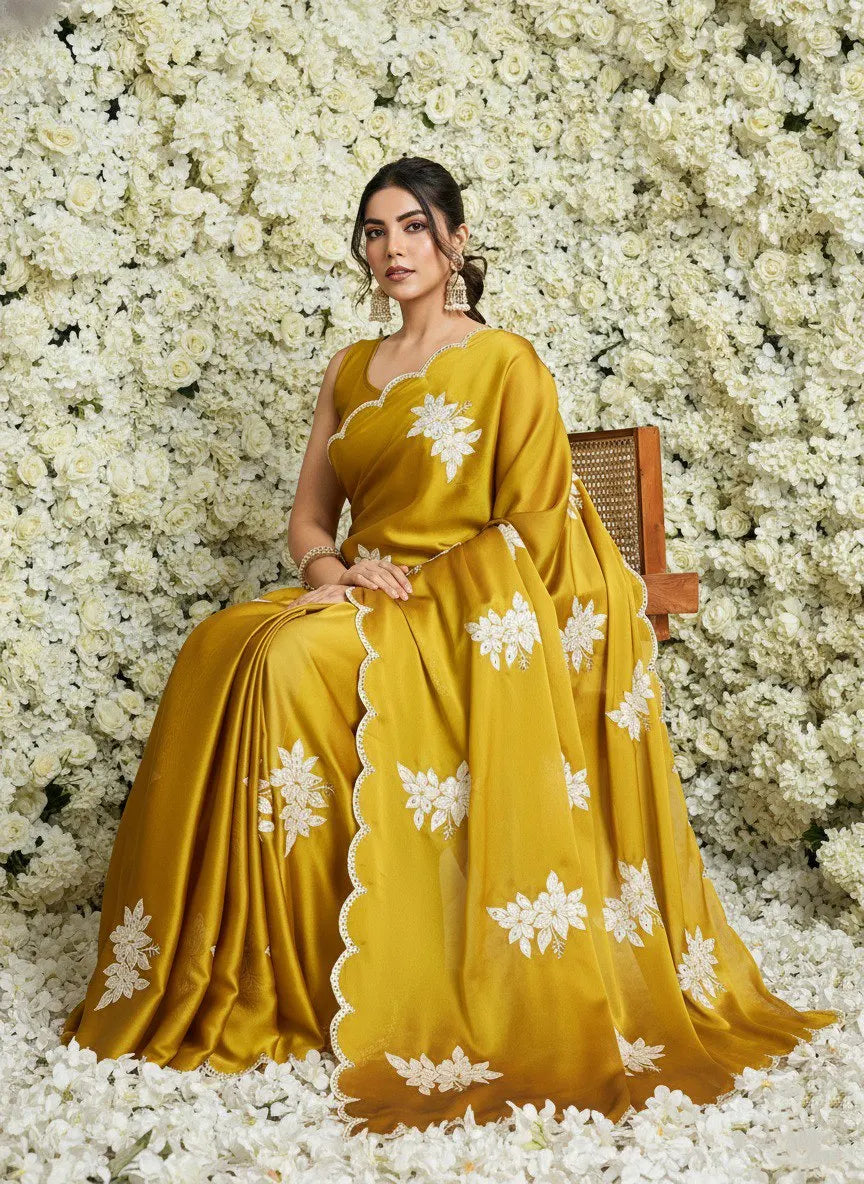 Rangoli Silk Embroidered Saree Lustraward