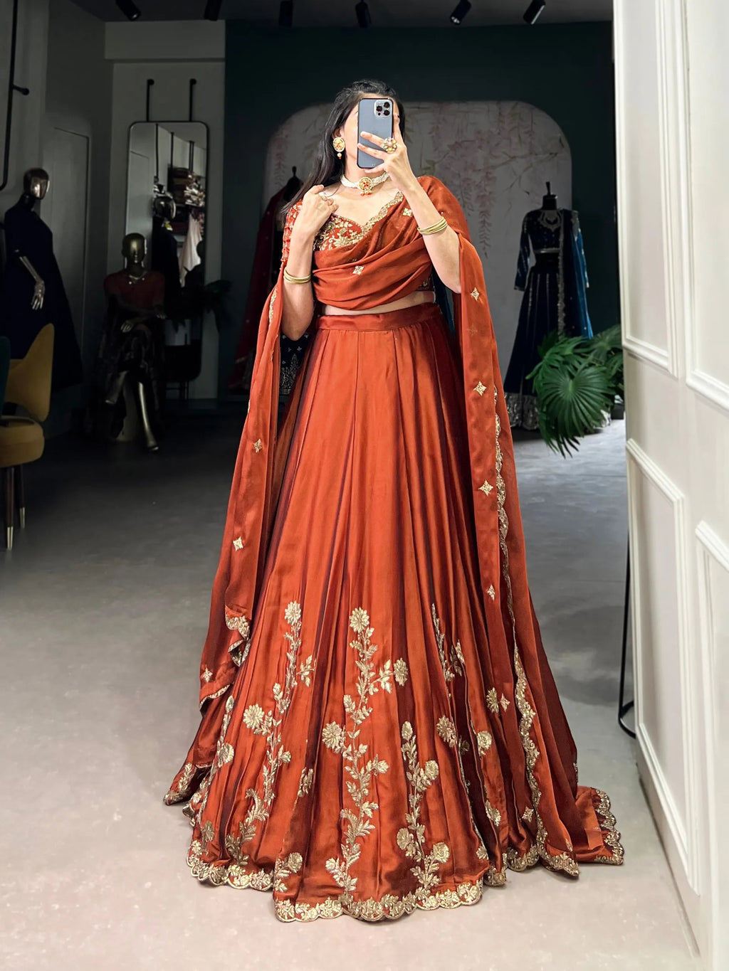 Rangoli Silk Lehenga Choli Lustraward