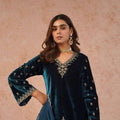 Winter Velvet Designer Kurta & Palazzo Lustraward