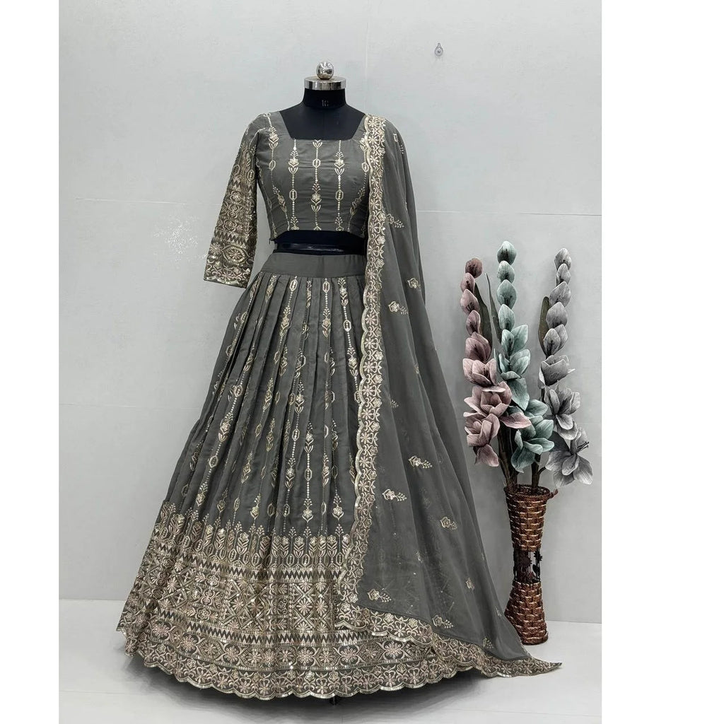 Star Georgette Lehenga Choli Set Lustraward