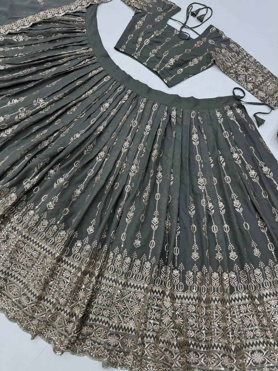Star Georgette Lehenga Choli Set Lustraward