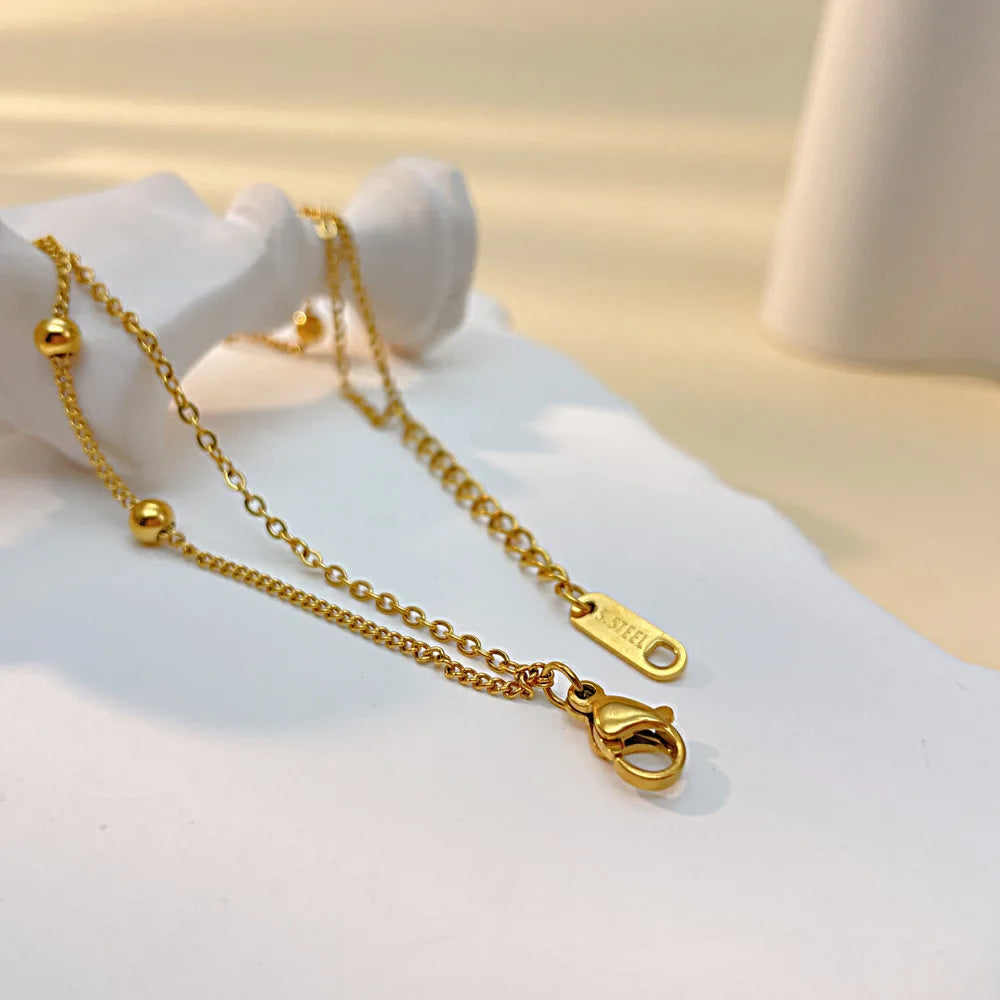 Daisy Double Layer Anklet Lustraward