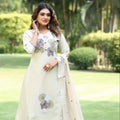 Women’s Pure Cotton Kurta Pant Dupatta Set Lustraward