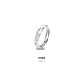 Little Prince And Rose Couple Ring Men And Women Inn Special-interest Design Fashion Couple Rings Lustraward