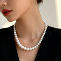Natural Freshwater Baroque Shaped Pearl Necklace Lustraward