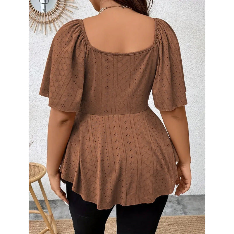 V-Neck Drawstring T-Shirt