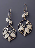 Retro-style Fashionable Creative Leaf Womens Earrings Lustraward
